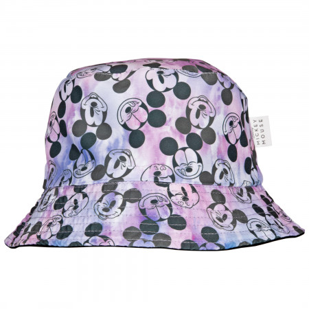 Disney Mickey Mouse Sitting and All Over Faces Reversible Bucket Hat